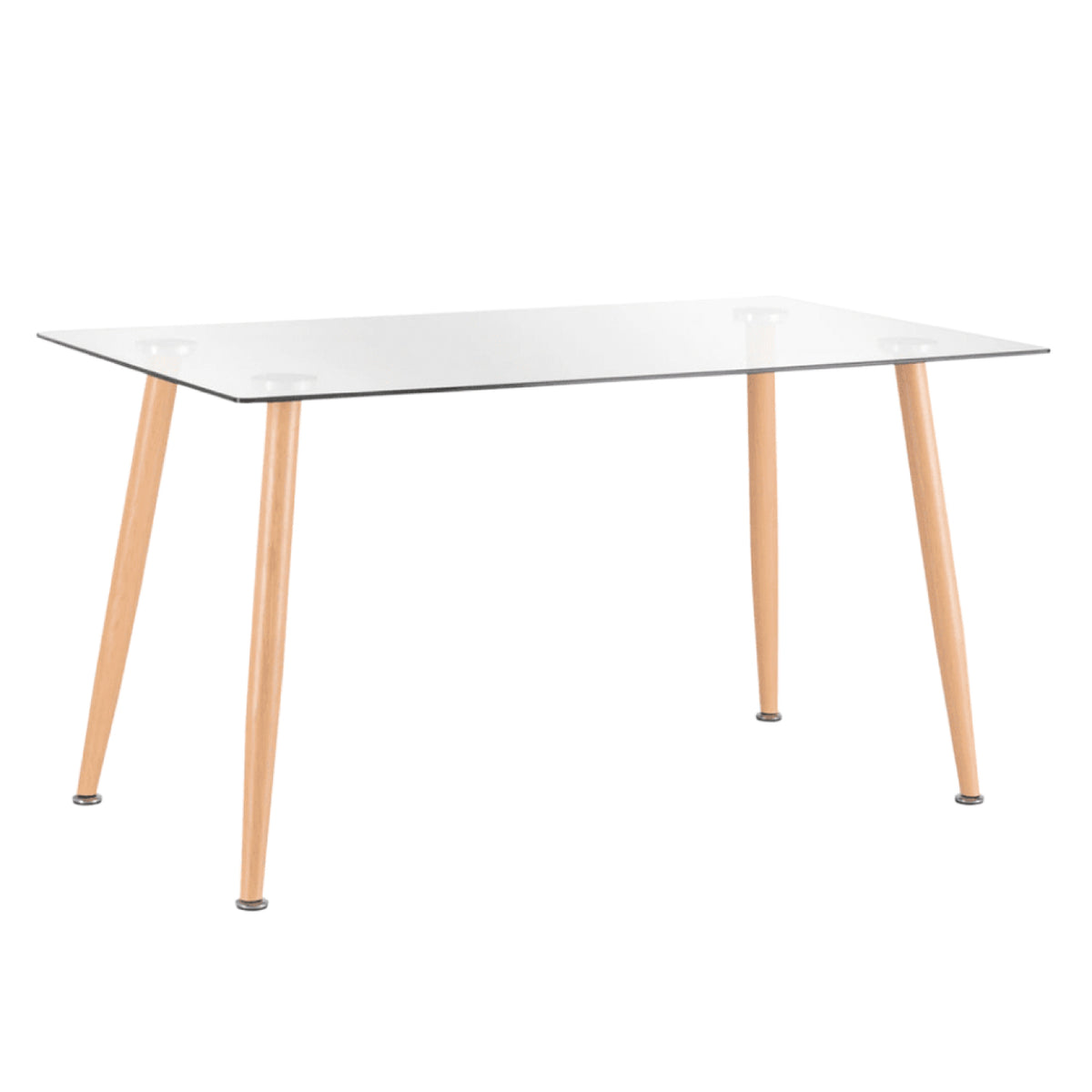 Mesa Rectangular de Vidrio 120x80 cms