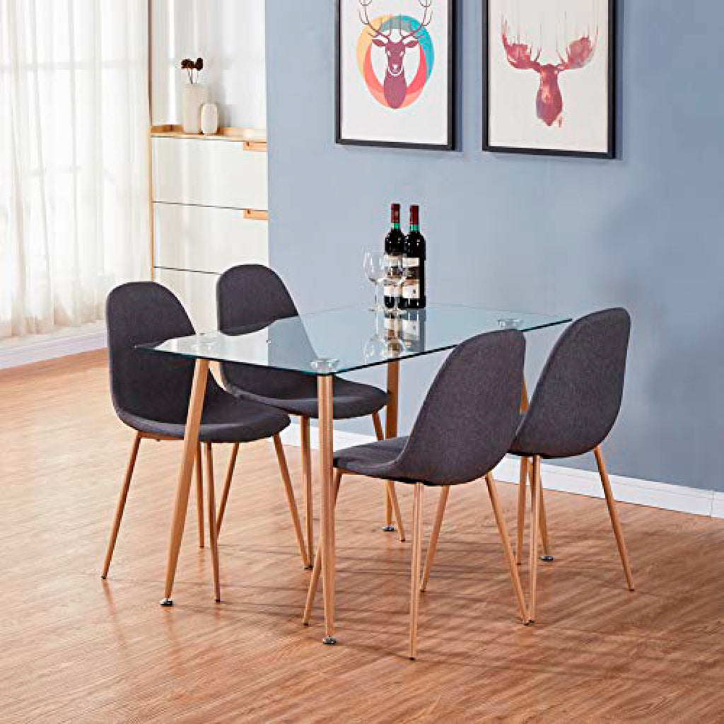 Mesa Rectangular de Vidrio 120x80 cms
