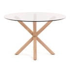 Mesa Cross Redonda Vidrio 120 cms