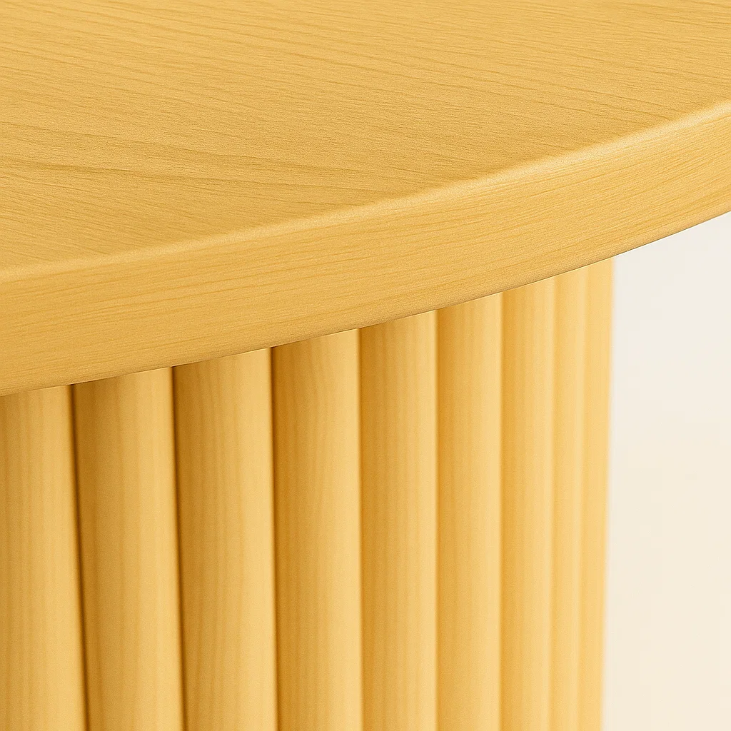 Mesa Redonda Nórdica Armonía de 130 cm Madera Natural