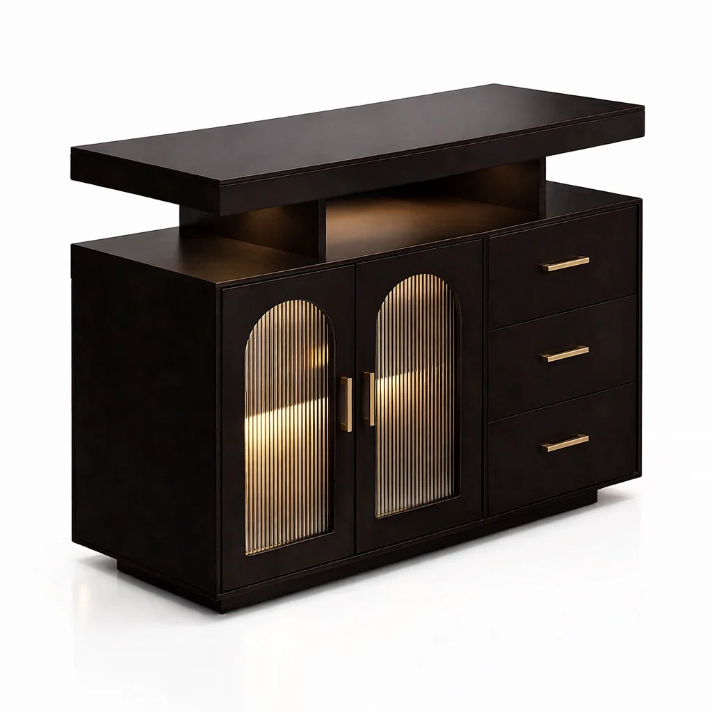 Mueble Cafetero GlassLight con LED