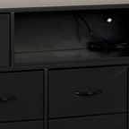 Mueble Organizador LED Xtreme Multimedia - Negro