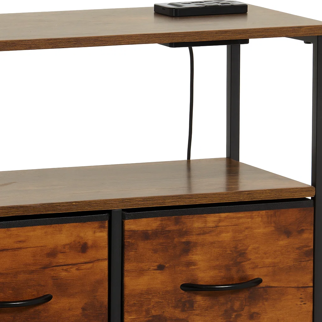 Mueble Organizador Metalik Estilo Industrial - Rústico