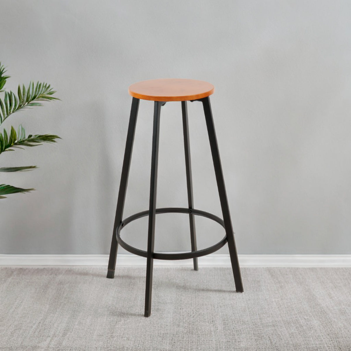 Pack de 2 Pisos taburete de bar elipse industrial