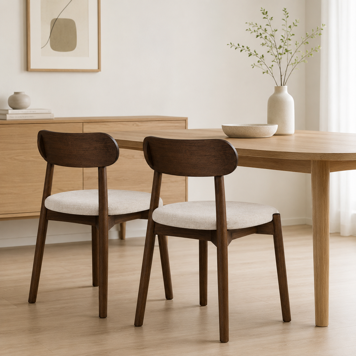 Pack de 2 Sillas de comedor Bauen 44X45x77