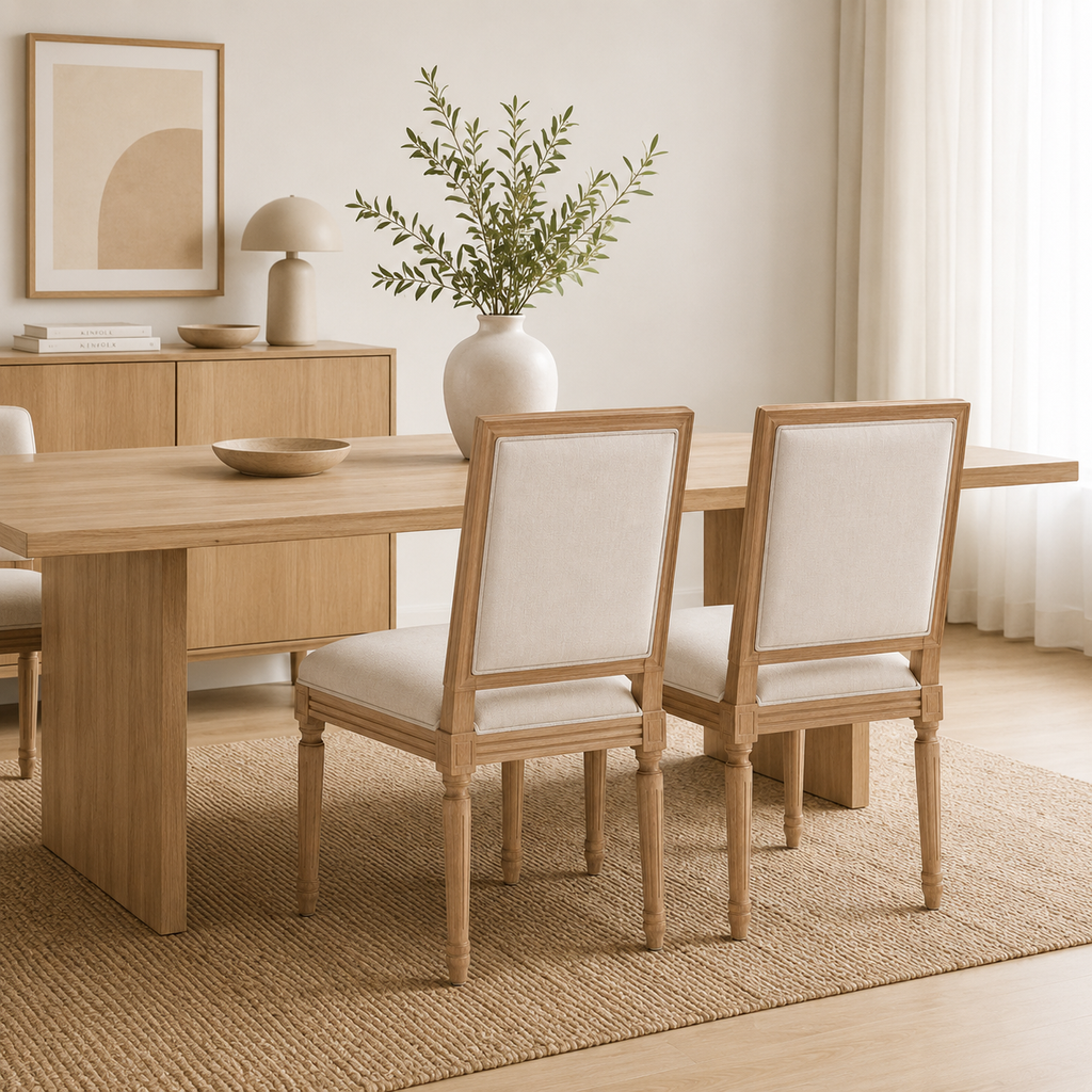 Pack de 2 Sillas de comedor Mazga 58x52x98