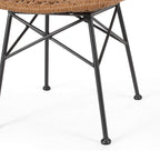 Pack de 4 Sillas de Comedor Terraza Rattan Grecia Color Madera