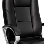 Silla de Oficina Ejecutiva Magnus Cuero Sintético - Negro