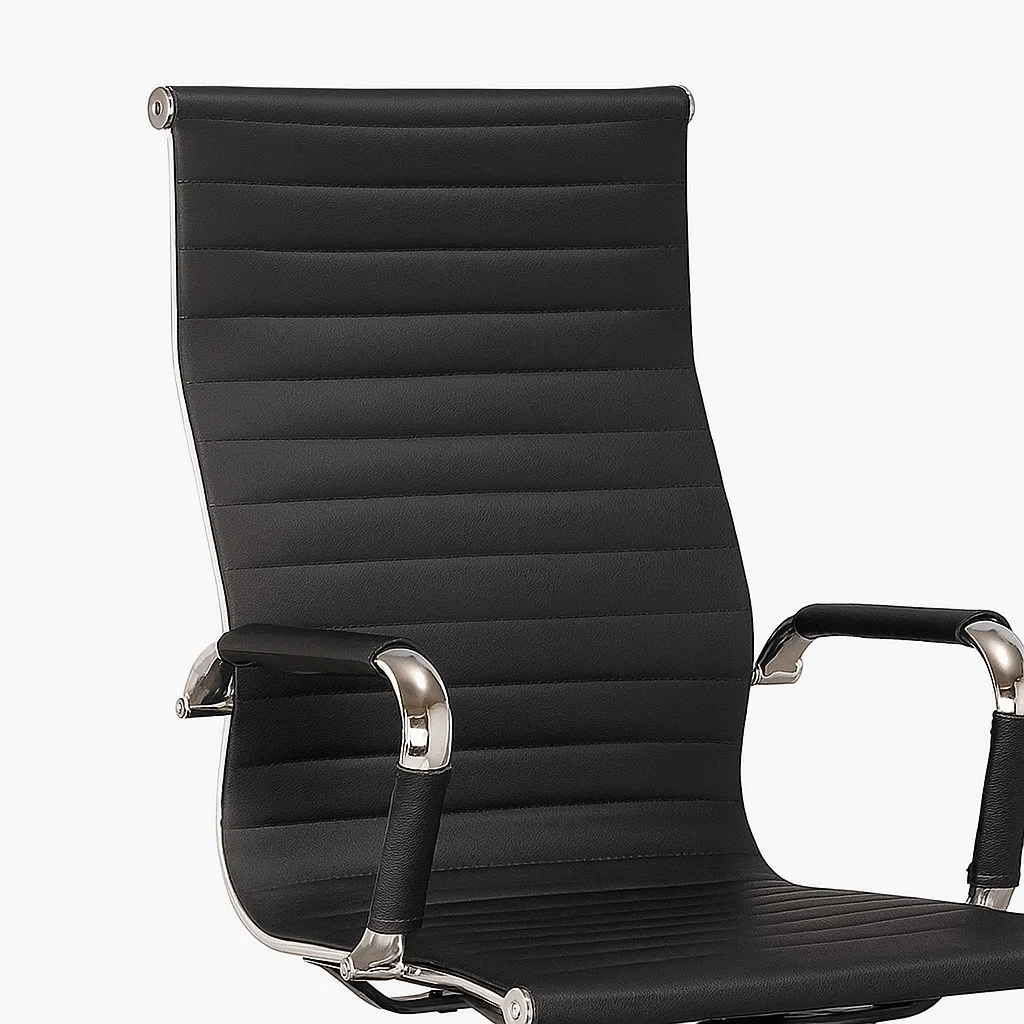 Silla Ejecutiva Luxor Cuero Sintético - Negro