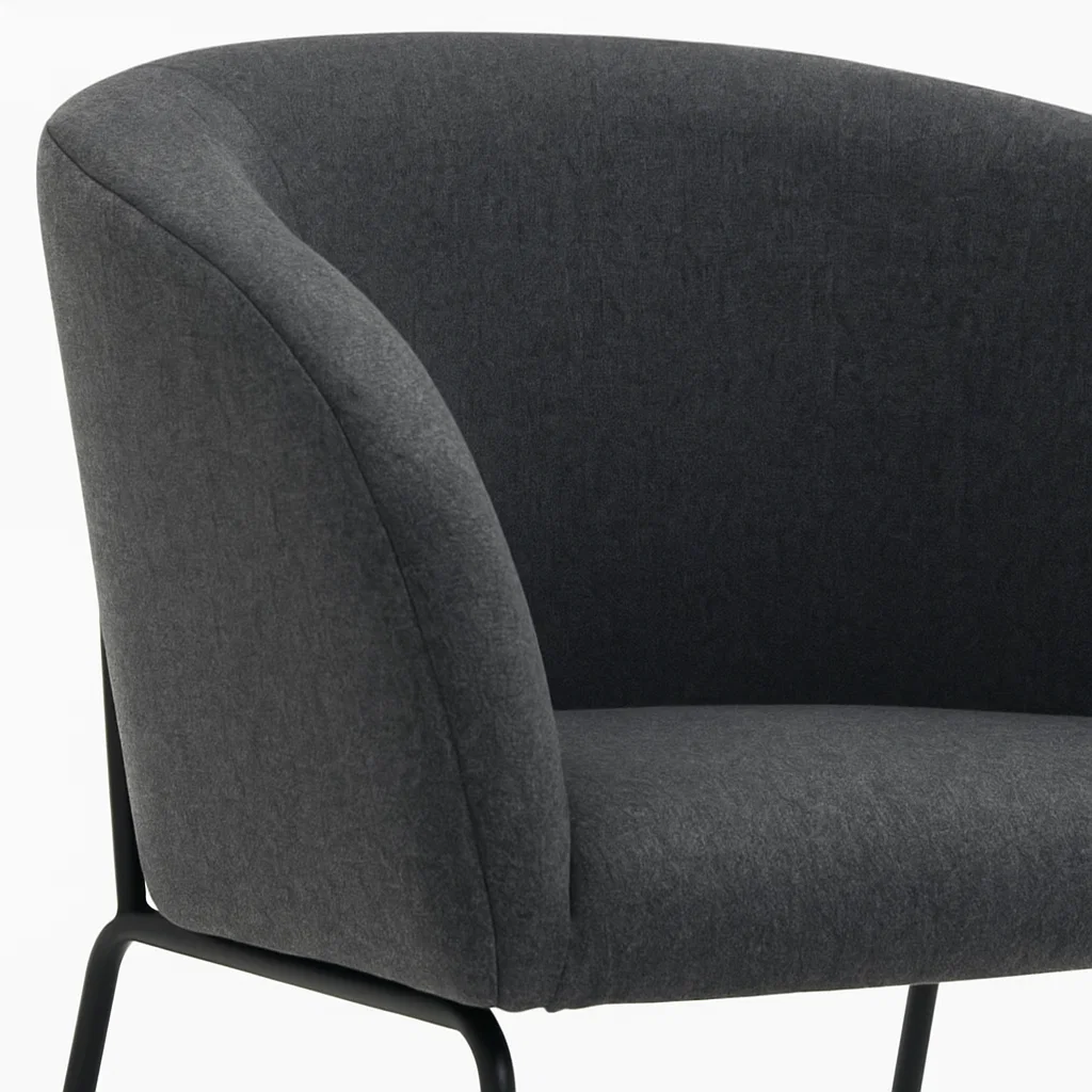 Sillón Arko de Terciopelo - Gris
