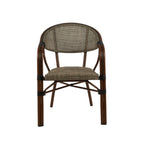Silla Bistro Parisina Textileno con reposabrazos - Beige