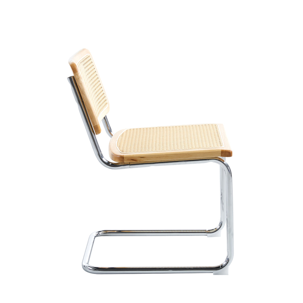 Pack de 2 Sillas Breuer Madera y Rattan - Madera