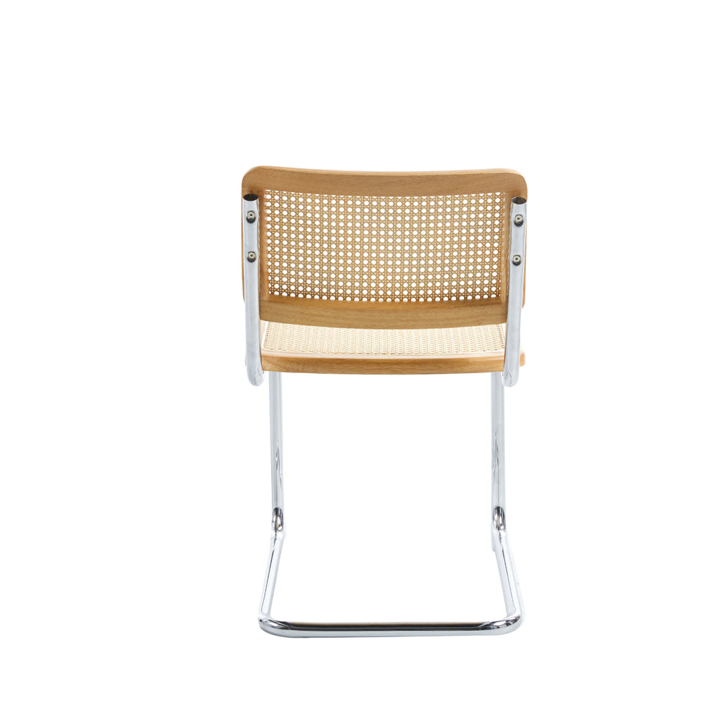 Pack de 2 Sillas Breuer Madera y Rattan - Madera