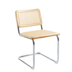 Pack de 2 Sillas Breuer Madera y Rattan - Madera