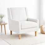 Sillón Elegance Home en Tela Beige