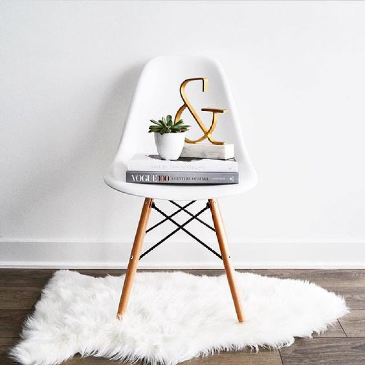 Pack de 4 Sillas Eames - Blanca