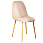 Pack de 4 Sillas Spoon Velvet - Beige oscuro