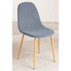 Pack de 4 Sillas Spoon Velvet - Gris