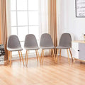 Pack de 4 Sillas Spoon Velvet - Gris