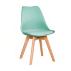 Pack de 4 Sillas Tulip Acolchada - Menta