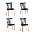 Pack de 4 Sillas Windsor - Negra