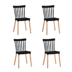 Pack de 4 Sillas Windsor - Negra