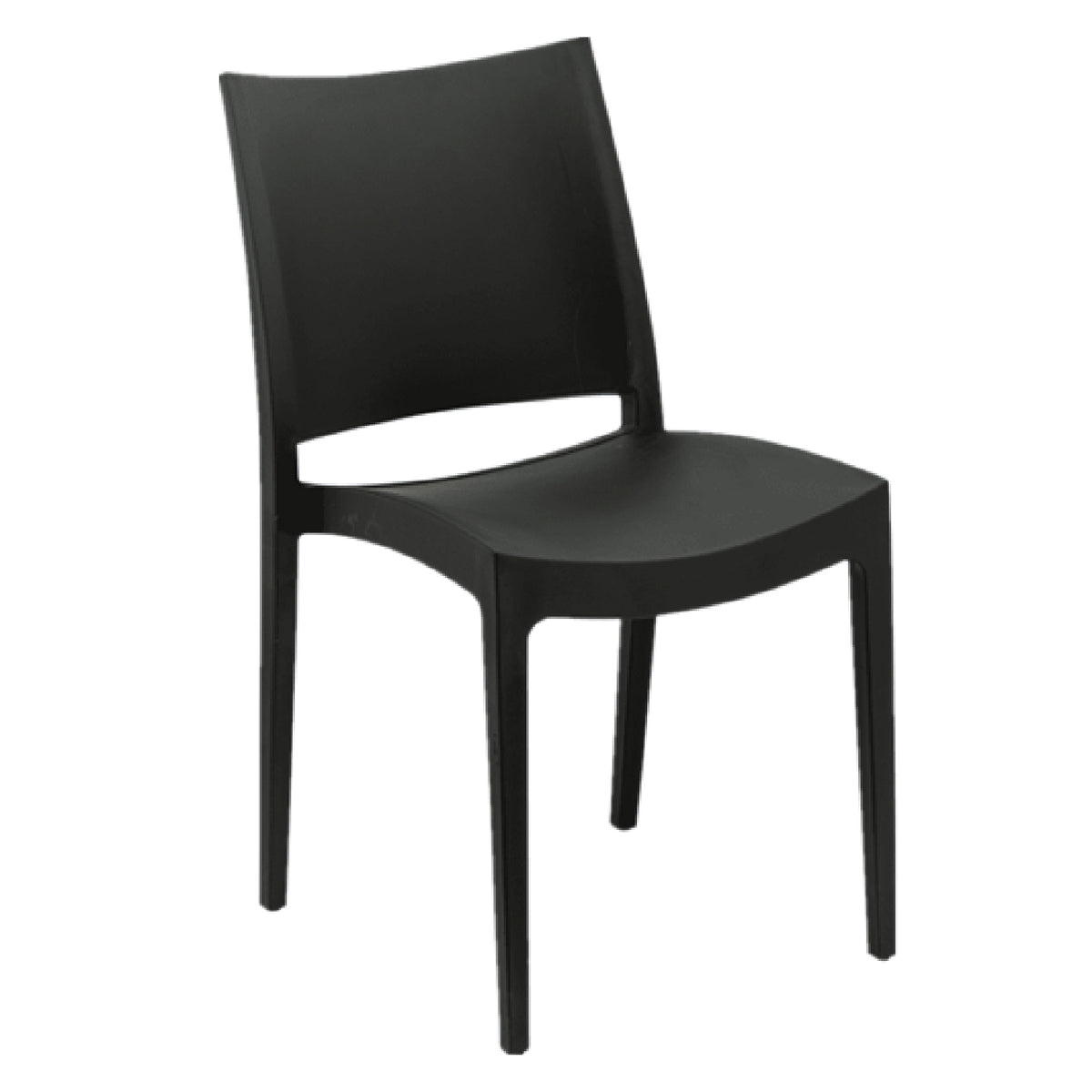 Silla de Exterior y Restaurant - Negra