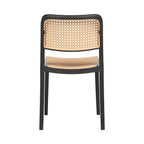 Silla de Terraza o Comedor Hoffman Enrejada - Negra