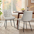Pack de 4 Sillas Macron Terciopelo - Beige