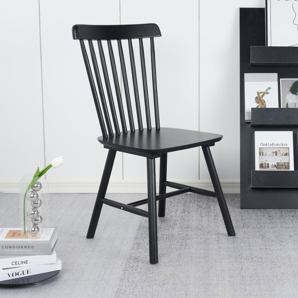 Pack de 2 Sillas Windsor Madera - Negra