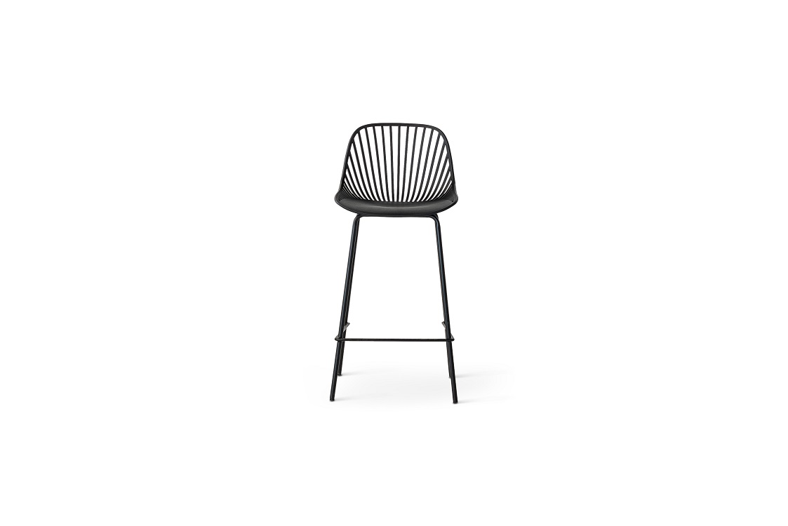 Pack de 2 Taburetes Tropea 77 cm - Negro