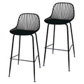 Pack de 2 Taburetes Tropea 77 cm - Negro