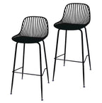Pack de 2 Taburetes Tropea 77 cm - Negro
