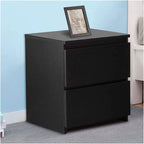 Velador Cajon Doble Minimal Oscuro