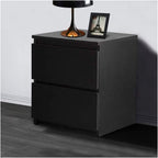Velador Cajon Doble Minimal Oscuro