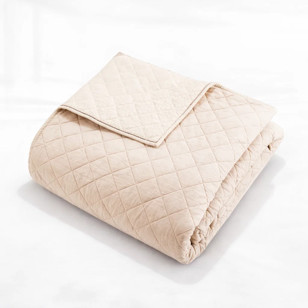 Quilt Velvet Termico Sherpa Crema King