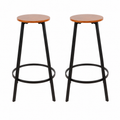 Pack de 2 Pisos taburete de bar elipse industrial