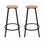 Pack de 2 Pisos taburete de bar elipse industrial