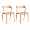 Pack de 2 Sillas de Comedor Madera Rover Viena Natural