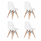 Pack de 4 Sillas Eames - Blanca