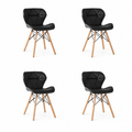 Pack de 4 Sillas Radar - Negra