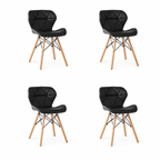 Pack de 4 Sillas Radar - Negra