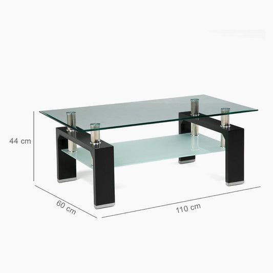 Mesa De Centro Mons Prisma Negro