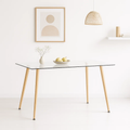 Mesa Rectangular de Vidrio 120x80 cms
