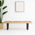 Banqueta George Nelson 160cm - Madera para el hogar, disponible en Mons