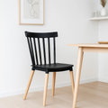Pack de 4 Sillas Windsor - Negra para el hogar, disponible en Mons