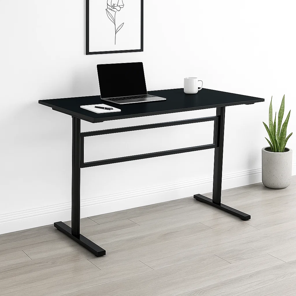 Escritorio de trabajo con altura regulable standing desk - Negro para el hogar, disponible en Mons