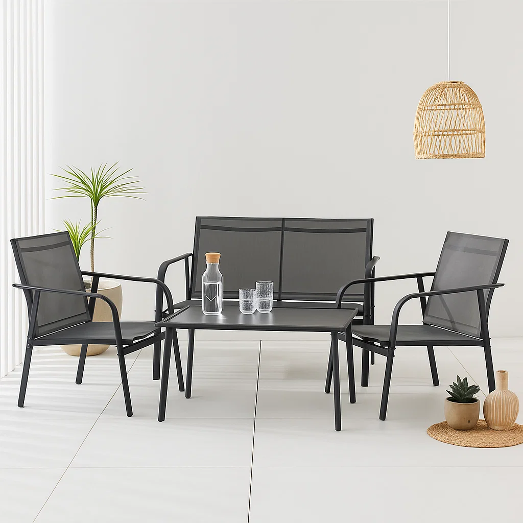 Juego de Terraza Aero 3 Sofás y 1 Mesa de Centro para el hogar, disponible en Mons