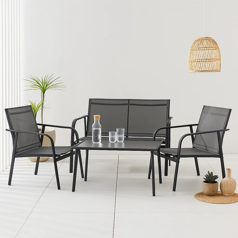 Juego de Terraza Aero 3 Sofás y 1 Mesa de Centro para el hogar, disponible en Mons