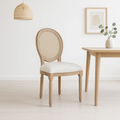 Pack de 2 Sillas de Comedor Madera Acolchada Luis XV para el hogar, disponible en Mons